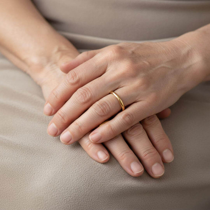 Classic Gold Polished Band Ring
