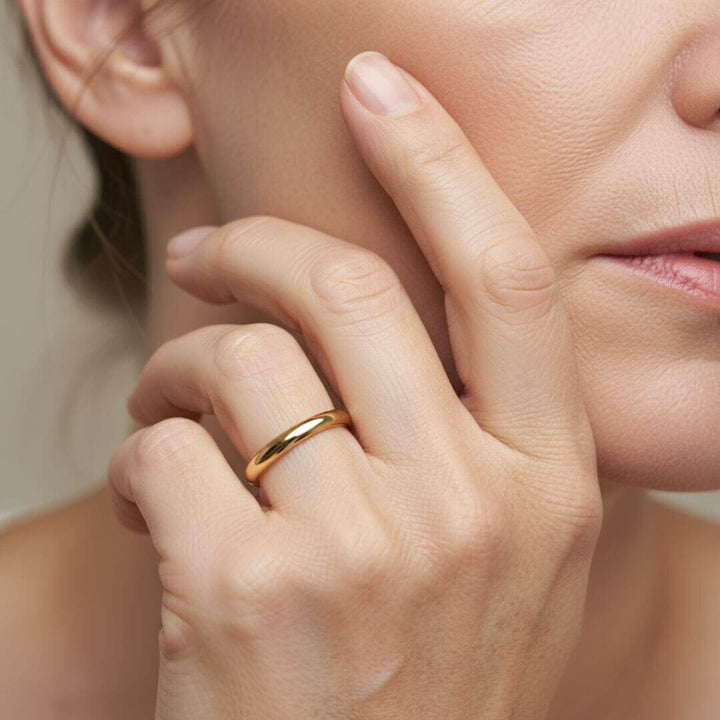 Classic Gold Polished Band Ring