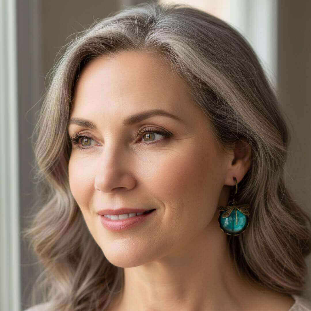 Vintage Dragonfly Dangle Earrings