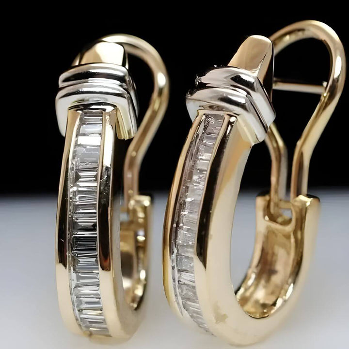 Elegant Gold Huggie Earrings