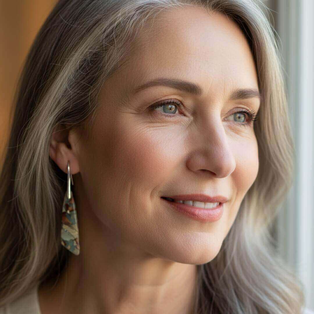 Boho Jasper Statement Earrings