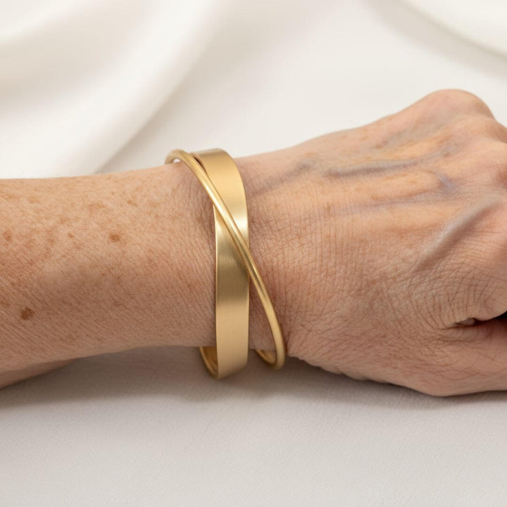Minimalist Gold Cuff Bracelet