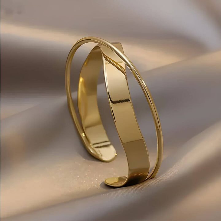 Minimalist Gold Cuff Bracelet