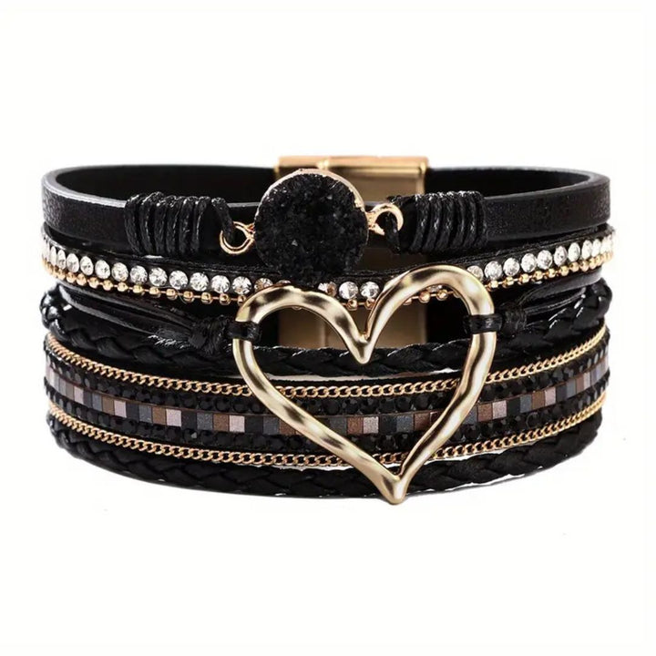 Boho Heart Layered Bracelet - Diane Jewelry
