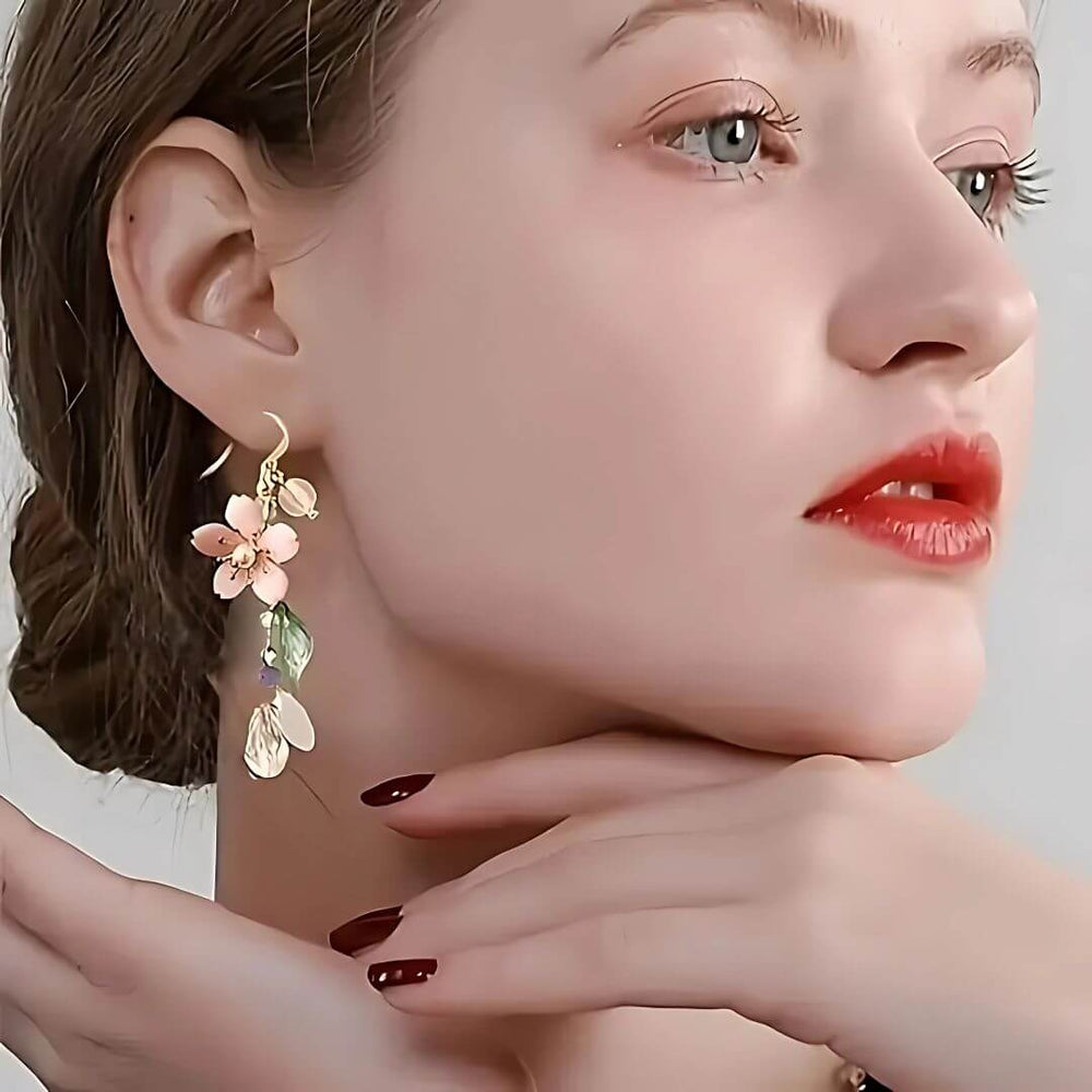 Pastel Flower Drop Earrings Women - Diane Jewelry