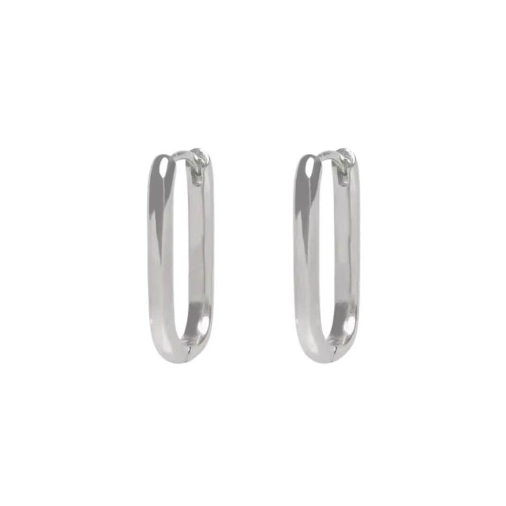 Modern Chunky Gold Hoops Earrings - Diane Jewelry