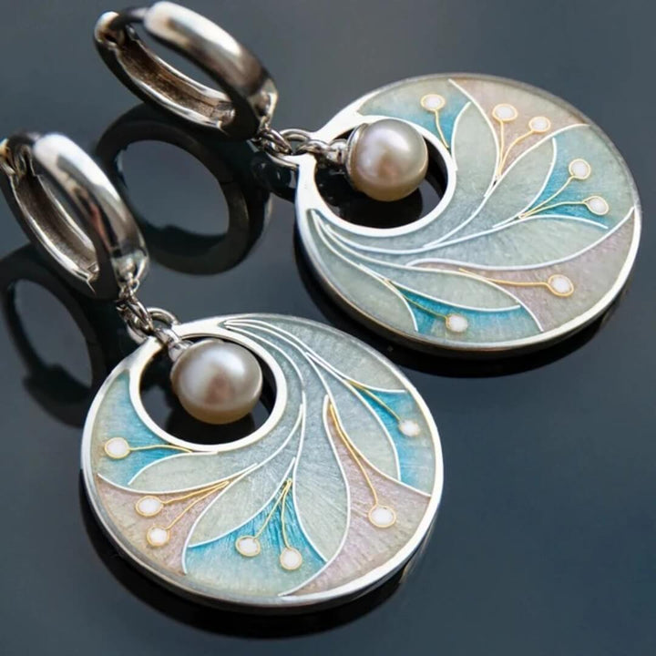 Art Deco Pearl Drop Earrings - Diane Jewelry