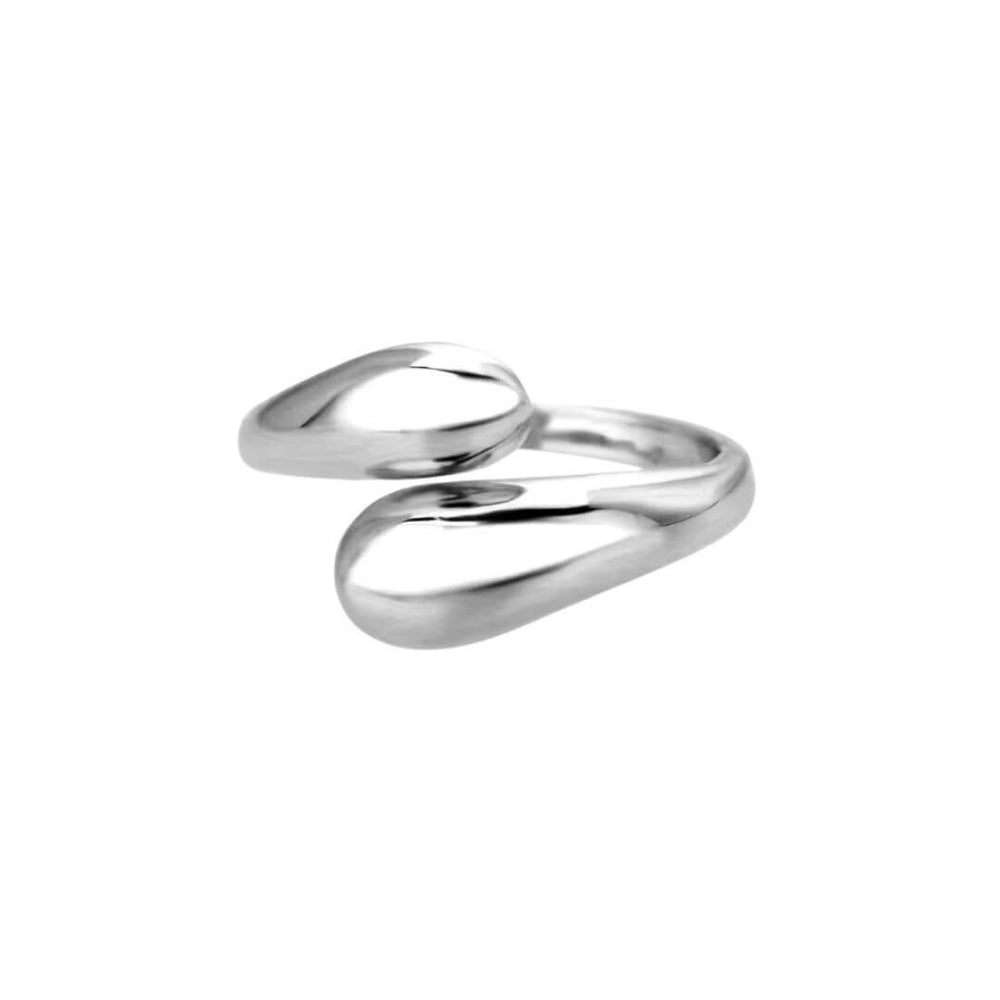 Gold Abstract Adjustable Wrap Ring - Diane Jewelry