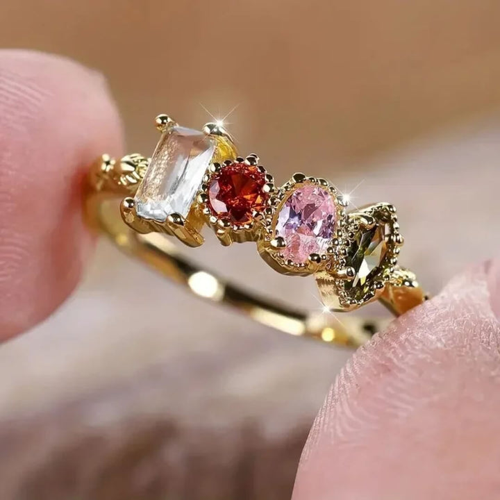 Elegant Four Stone Fashion Ring - Diane Jewelry